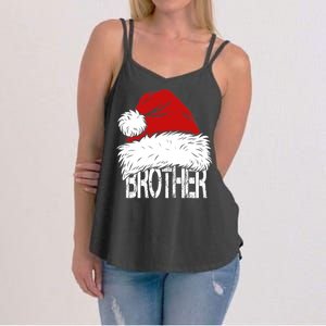 Christmas Santa Hat Brother Women's Strappy Tank