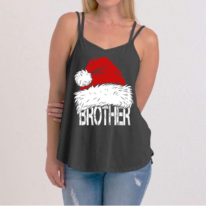 Christmas Santa Hat Brother Women's Strappy Tank