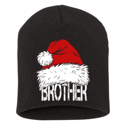 Christmas Santa Hat Brother Short Acrylic Beanie