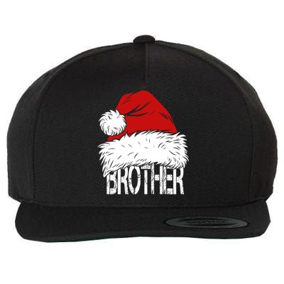 Christmas Santa Hat Brother Wool Snapback Cap