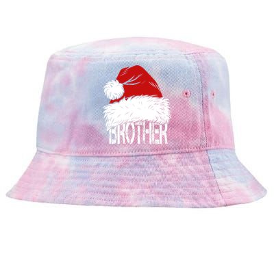 Christmas Santa Hat Brother Tie-Dyed Bucket Hat