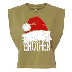 Christmas Santa Hat Brother Garment-Dyed Women's Muscle Tee