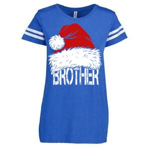 Christmas Santa Hat Brother Enza Ladies Jersey Football T-Shirt