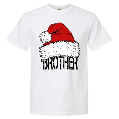 Christmas Santa Hat Brother Garment-Dyed Heavyweight T-Shirt