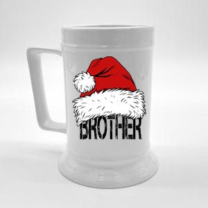 Christmas Santa Hat Brother Beer Stein