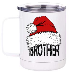 Christmas Santa Hat Brother 12 oz Stainless Steel Tumbler Cup