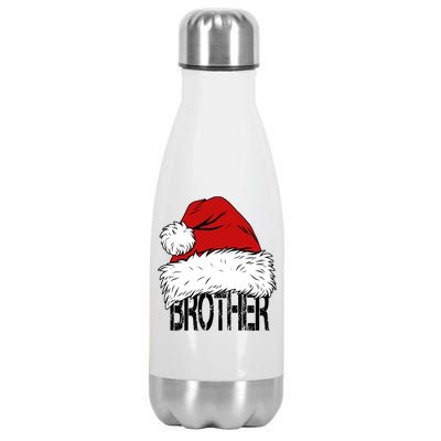 Christmas Santa Hat Brother Stainless Steel Insulated Water Bottle