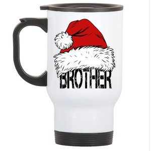 Christmas Santa Hat Brother Stainless Steel Travel Mug