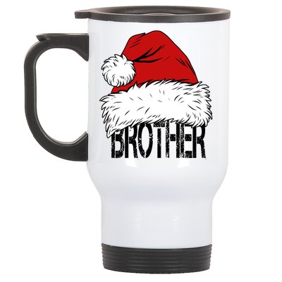 Christmas Santa Hat Brother Stainless Steel Travel Mug