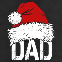 Christmas Santa Hat Dad 7 Panel Mesh Trucker Snapback Hat