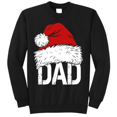 Christmas Santa Hat Dad Sweatshirt