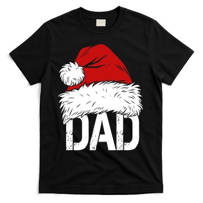 Christmas Santa Hat Dad T-Shirt