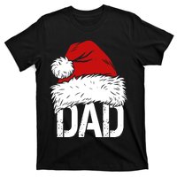 Christmas Santa Hat Dad T-Shirt