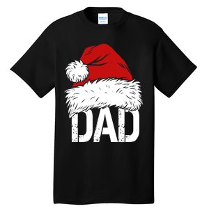 Christmas Santa Hat Dad Tall T-Shirt