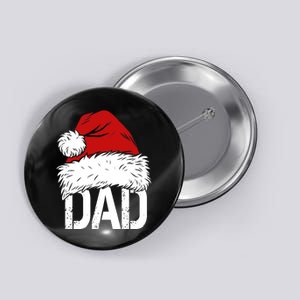 Christmas Santa Hat Dad Button