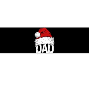 Christmas Santa Hat Dad Bumper Sticker