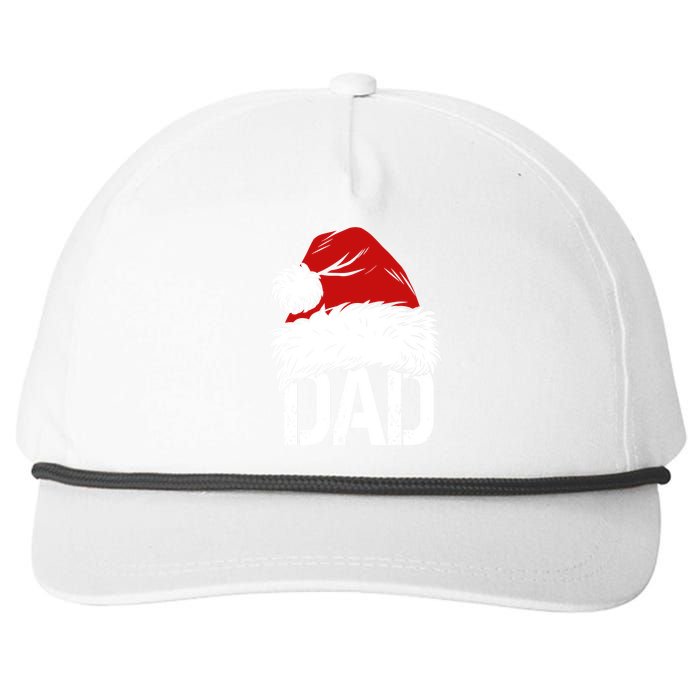 Christmas Santa Hat Dad Snapback Five-Panel Rope Hat