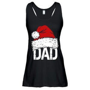 Christmas Santa Hat Dad Ladies Essential Flowy Tank