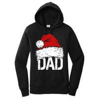 Christmas Santa Hat Dad Women's Pullover Hoodie