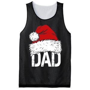 Christmas Santa Hat Dad Mesh Reversible Basketball Jersey Tank