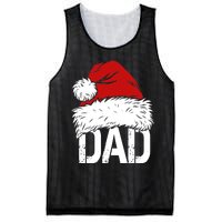 Christmas Santa Hat Dad Mesh Reversible Basketball Jersey Tank