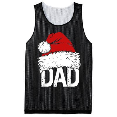 Christmas Santa Hat Dad Mesh Reversible Basketball Jersey Tank