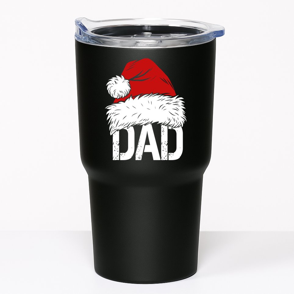 Christmas Santa Hat Dad Tumbler