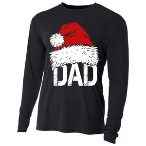 Christmas Santa Hat Dad Cooling Performance Long Sleeve Crew