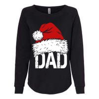 Christmas Santa Hat Dad Womens California Wash Sweatshirt