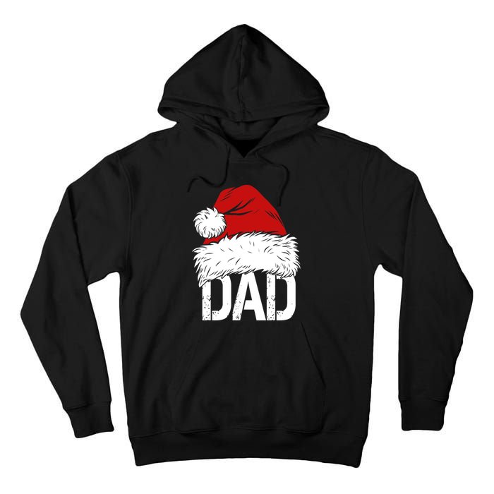 Christmas Santa Hat Dad Tall Hoodie