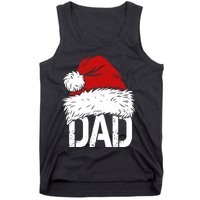 Christmas Santa Hat Dad Tank Top