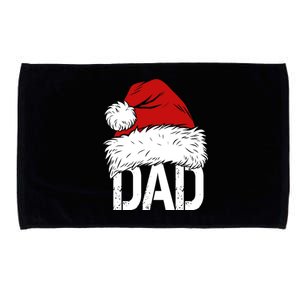 Christmas Santa Hat Dad Microfiber Hand Towel