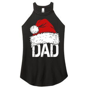 Christmas Santa Hat Dad Women's Perfect Tri Rocker Tank