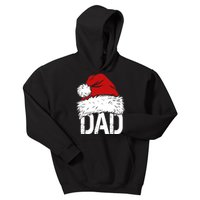 Christmas Santa Hat Dad Kids Hoodie