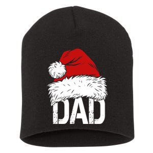 Christmas Santa Hat Dad Short Acrylic Beanie