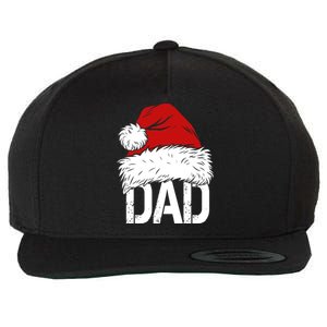 Christmas Santa Hat Dad Wool Snapback Cap