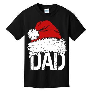 Christmas Santa Hat Dad Kids T-Shirt