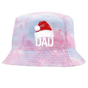 Christmas Santa Hat Dad Tie-Dyed Bucket Hat