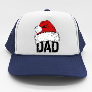 Christmas Santa Hat Dad Trucker Hat