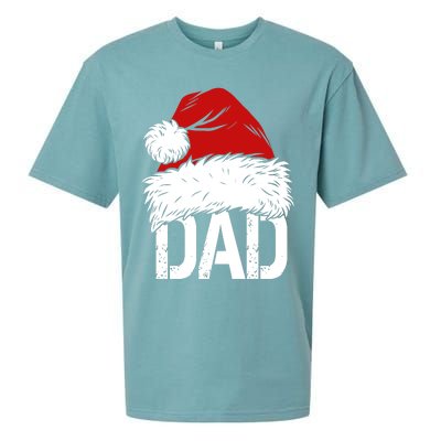 Christmas Santa Hat Dad Sueded Cloud Jersey T-Shirt