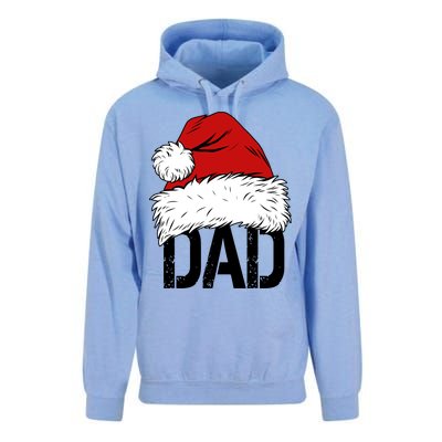 Christmas Santa Hat Dad Unisex Surf Hoodie