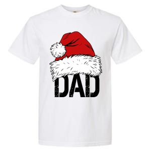 Christmas Santa Hat Dad Garment-Dyed Heavyweight T-Shirt