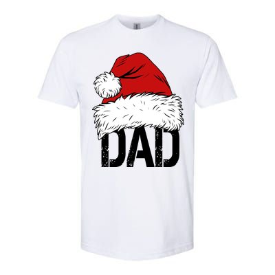 Christmas Santa Hat Dad Softstyle® CVC T-Shirt