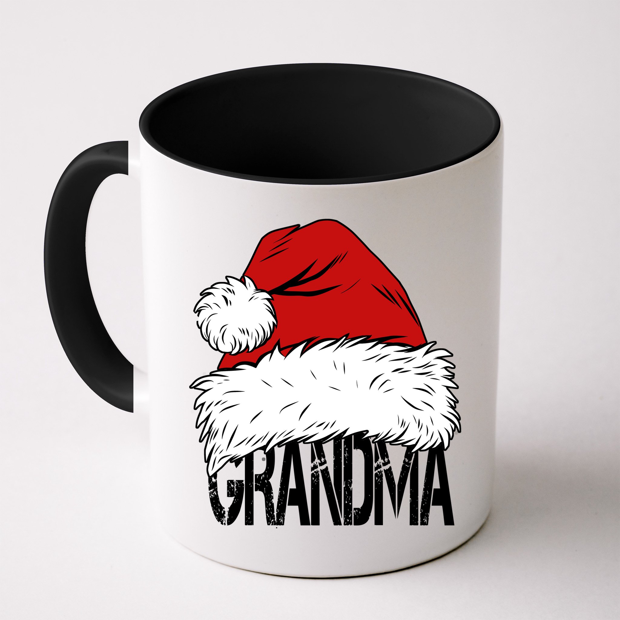 Christmas Santa Hat Grandma Mug