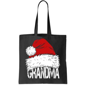 Christmas Santa Hat Grandma Tote Bag