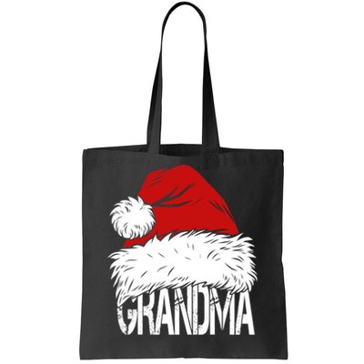 Christmas Santa Hat Grandma Tote Bag