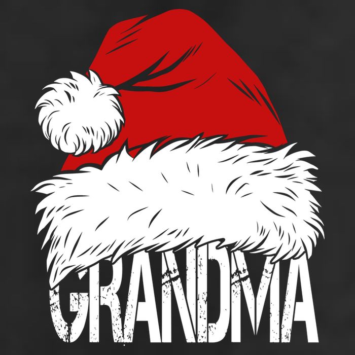 Christmas Santa Hat Grandma Hat