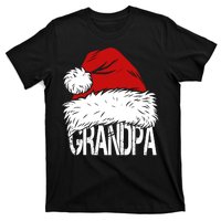 Christmas Santa Hat Grandpa T-Shirt