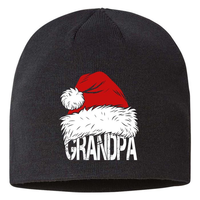 Christmas Santa Hat Grandpa Sustainable Beanie