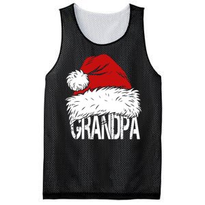 Christmas Santa Hat Grandpa Mesh Reversible Basketball Jersey Tank